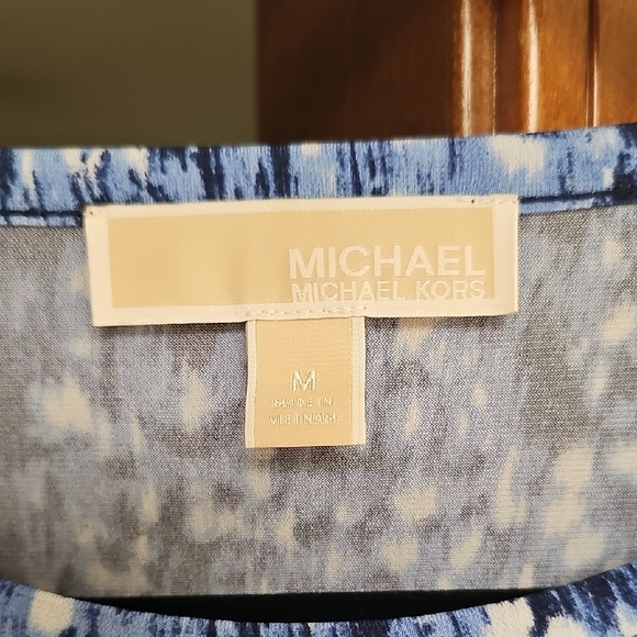 Michael Kors Blue and White  Dress - Picture 2 of 9